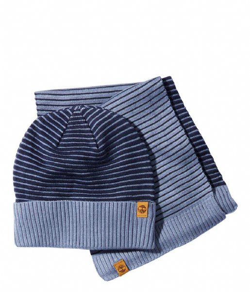 Timberland  Beanie And Scarf Gift Set Peacoat