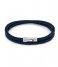 Tommy Hilfiger  Double Wrap Leather Bracelet Blauw (TJ2790264S)