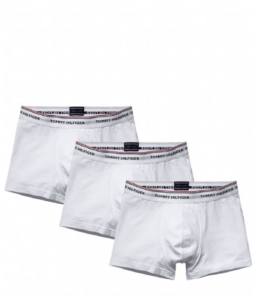 Tommy Hilfiger Boxershort 3P Trunk White (100) Tommy Hilfiger Boxershort 3P Trunk White (100)