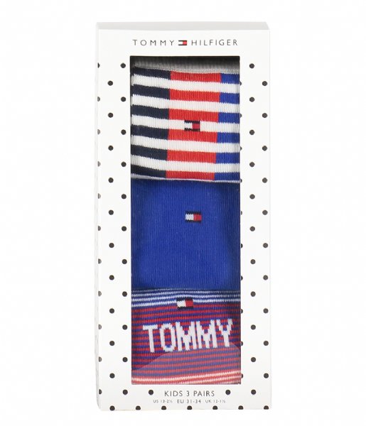 Tommy Hilfiger  Kids Sock 3P Giftbox Tommy Original (001)