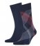Tommy Hilfiger  Sock 2P Diagonal Stripe Tommy Original (002)