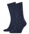 Tommy Hilfiger  Sock 2P Dot Navy (002)