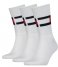 Tommy Hilfiger  Men Sock Flag 3-Pack White (001)