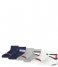 Tommy HilfigerBaby Sock 6P Flag 6-Pack White Grey Combo (001)