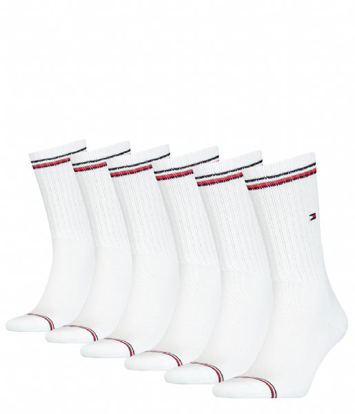 Tommy Hilfiger  Iconic Sock 6-Pack White (001)