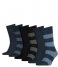 Tommy Hilfiger  Rugby Sock 6-Pack Blue Combo (001)