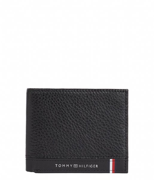 Tommy Hilfiger Pasjes portemonnee Th Central Mini Cc Wallet Black (BDS)