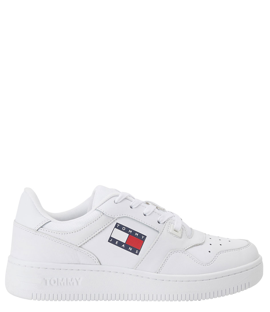 Tommy Hilfiger Zapatillas Tommy Jeans Basket White (YBR) | The Little Green Bag