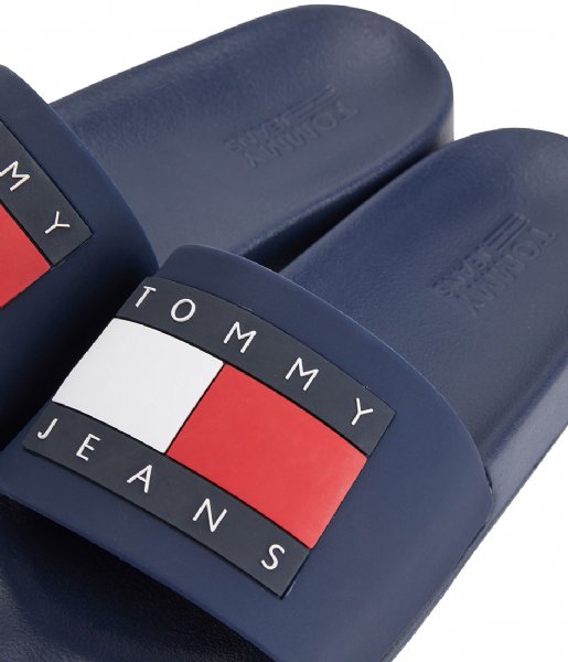 Tommy Hilfiger  Tommy Jeans Flag Pool Slide Twilight Navy (C87)
