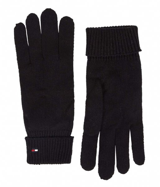 Tommy Hilfiger  Essential Flag Knitted Gloves Black (BDS)