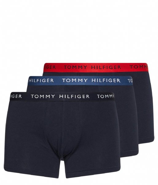Tommy Hilfiger  3-Pack Trunk Wb Des Sky Petrol Blue Prim Red (0V4)