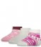 Tommy Hilfiger  Baby Sock 3P Stars and Stripes Giftbox Pink combo (002)