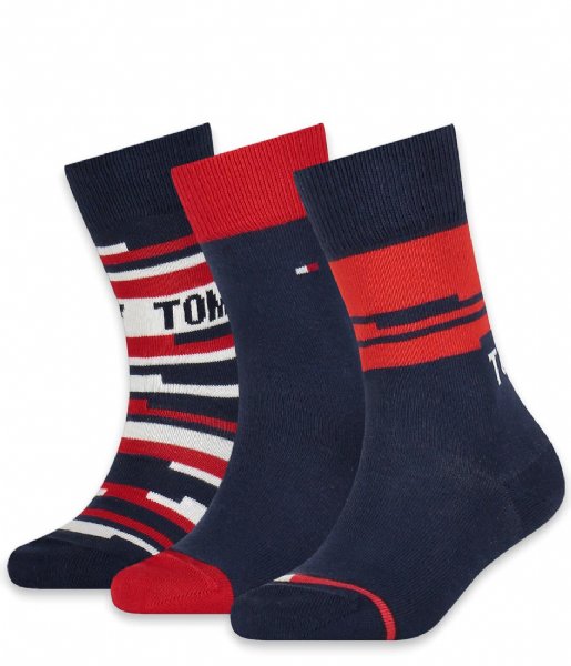 Tommy Hilfiger  Kids Sock 3P Giftbox Tommy original (001)