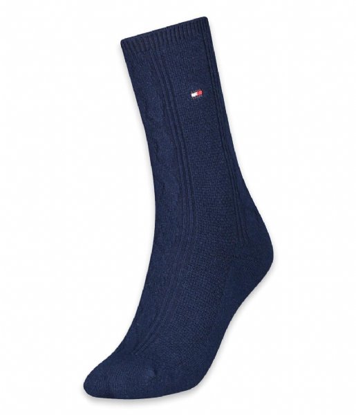 Tommy Hilfiger  Boot Sock 1P Cable Navy (003)