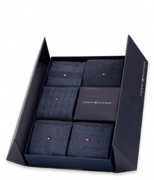Tommy Hilfiger  Men Sock 5P Giftbox Birdeye Jeans (003)