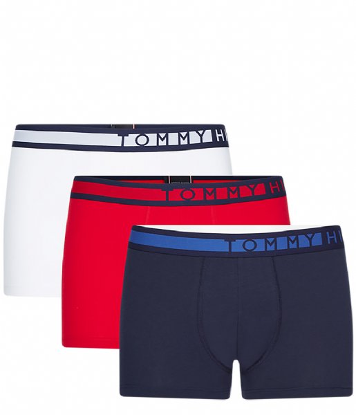 Tommy Hilfiger Boxershort 3P TRUNK Navy blazer tangored PVH white (0XY Tommy Hilfiger Boxershort 3P TRUNK Navy blazer tangored PVH white (0XY