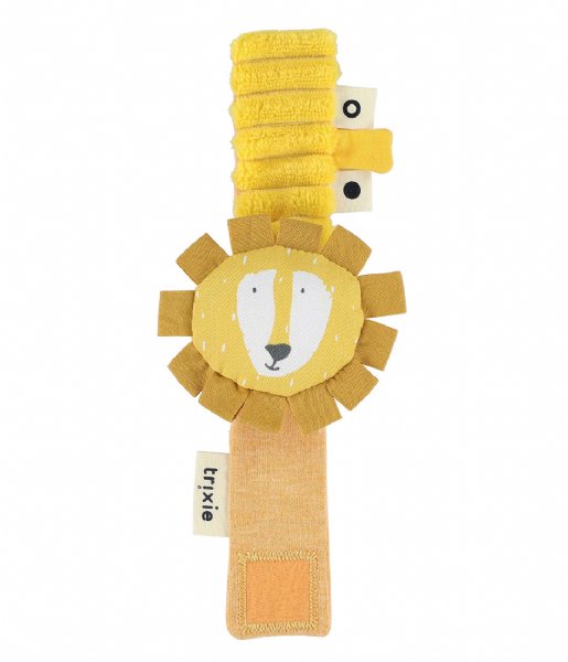 Trixie Baby Accessoire Wrist rattle - Mr. Lion Yellow Trixie Baby Accessoire Wrist rattle - Mr. Lion Yellow