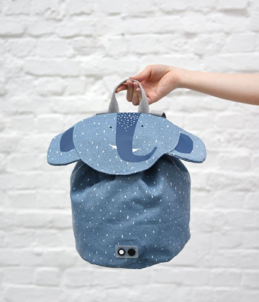 Trixie  Backpack mini Mrs. Elephant Blauw