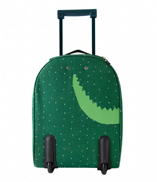 Trixie Walizki na bagaż podręczny Travel Trolley Mr. Crocodile Groen
