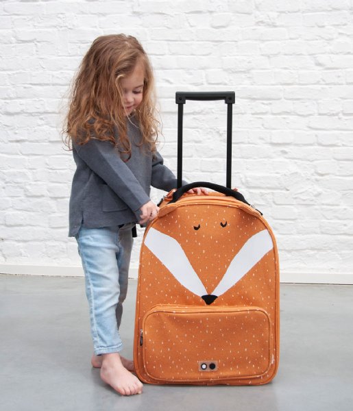Trixie Walizki na bagaż podręczny Travel Trolley Mr. Fox Oranje