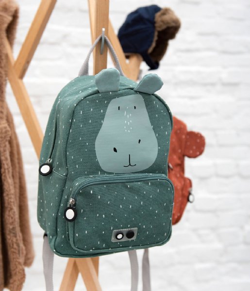 Trixie Dagrugzak Backpack Mr. Hippo Groen