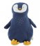 TrixiePlush Toy Large Mr. Penguin Blue