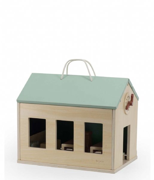 Trixie  Wooden School With Accessoires Multi