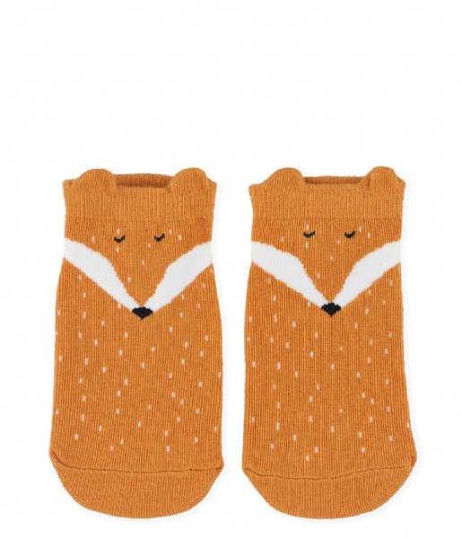 Trixie  Sneaker Socks 2 Pack Mr. Fox Orange