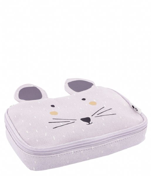 Trixie  Pencil case rectangular Mrs. Mouse Lichtpaars