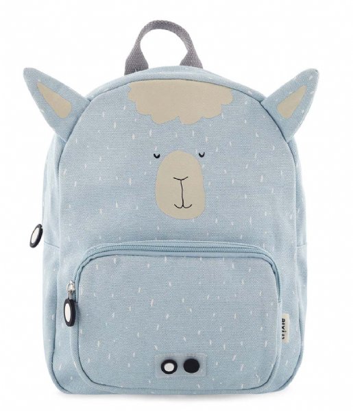 Trixie  Backpack Mr. Alpaca Blauw