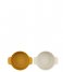 Trixie  Pla Bowl 2 Pack Mustard