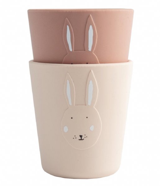Trixie  Silicone Cup 2 Pack Mrs. Rabbit Rose