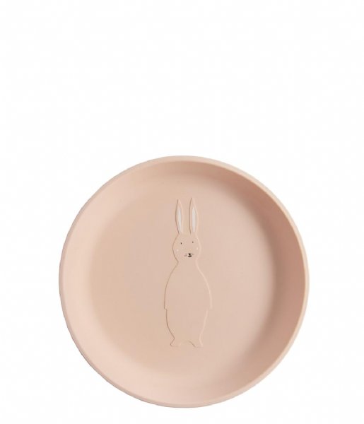 Trixie  Silicone Plate Mrs. Rabbit Rose