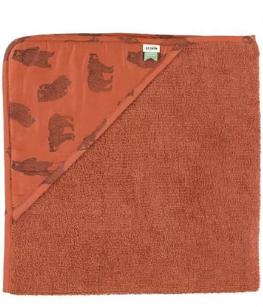 Trixie  Hooded towel - Brave Bear Print