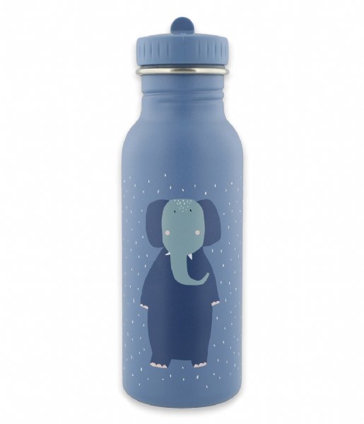 Trixie Waterfles Bottle 500ml - Mrs. Elephant Blauw