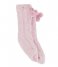 UGGPom Pom Fleece Lined Crew Sock Seashell Pink