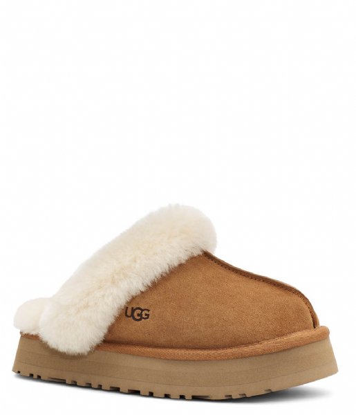Cater tunnel dramatisch UGG Pantoffels W Disquette Chestnut (CHE) | The Little Green Bag