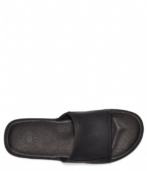 UGG  Seaside Slide Black Leather