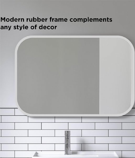 Umbra  Hub Mirror Rectangle 61X91 White  (660)