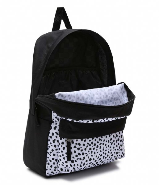 Vans Dagrugzak Gr Girls Realm Backpack Dalmatian Black White