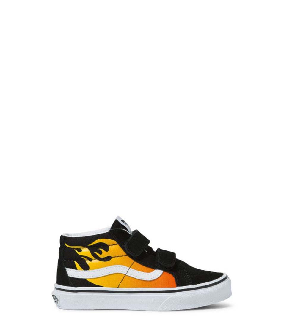 vans sk8 mid reissue flame