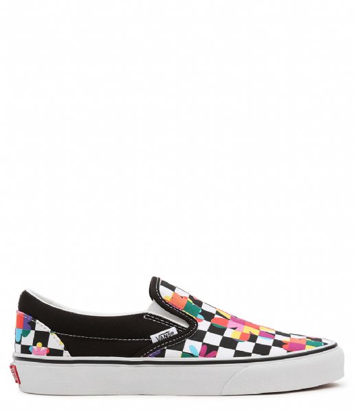 vans floral checkered