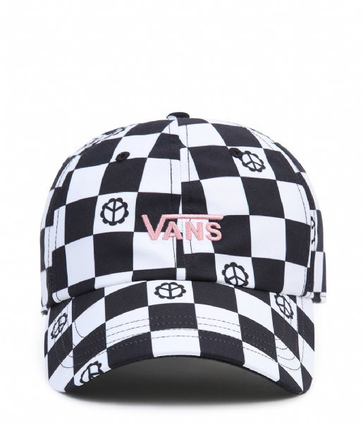 Vans  Court Side Printed Hat Califas Ditsy White Black Lilas
