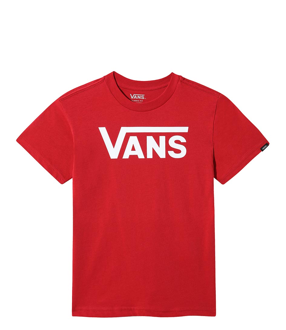 white and red vans t shirt