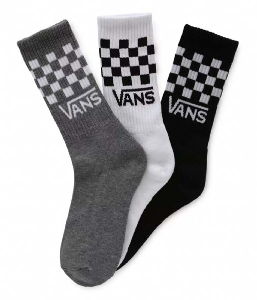 Vans  By Classic Check Sock Boys 3 Pack Multi
