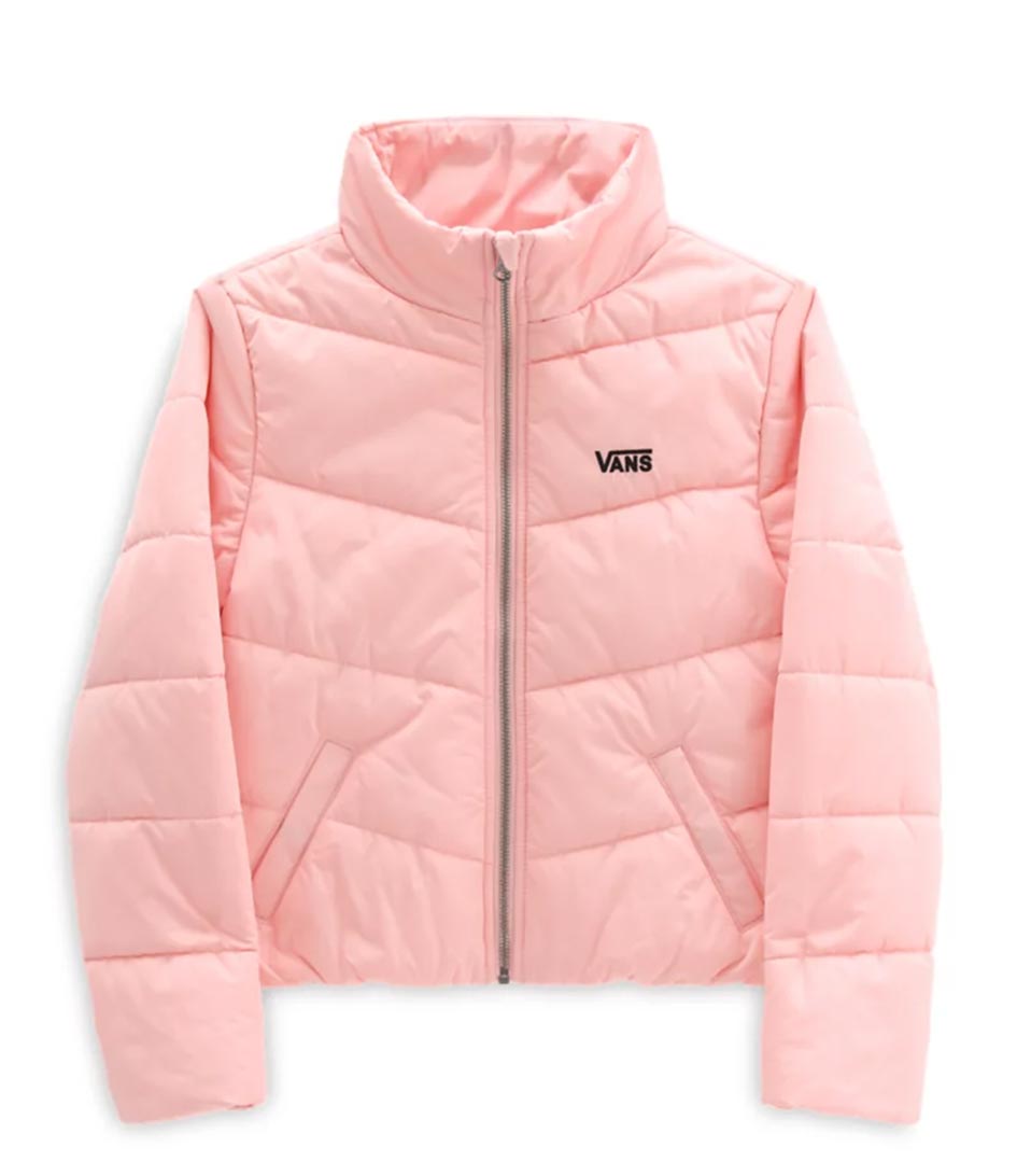 Vans jacket Gr Foundry Puffer Girls Mte Powder Pink | The Little Green Bag