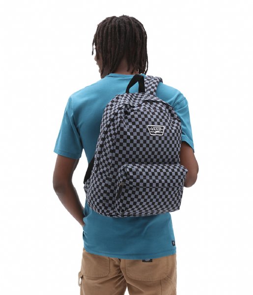 cement blue vans backpack