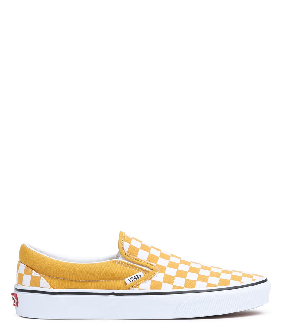 Vans Classic Slip - on - Checkerboard Golden Yellow