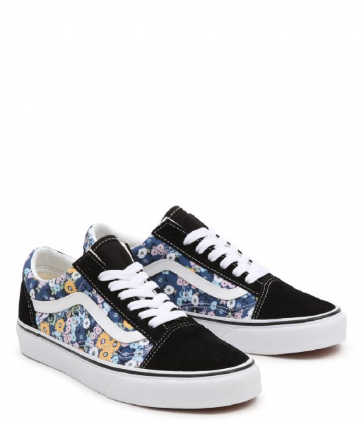 blue floral vans