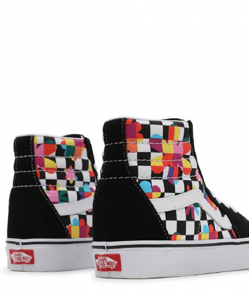 vans floral checkered